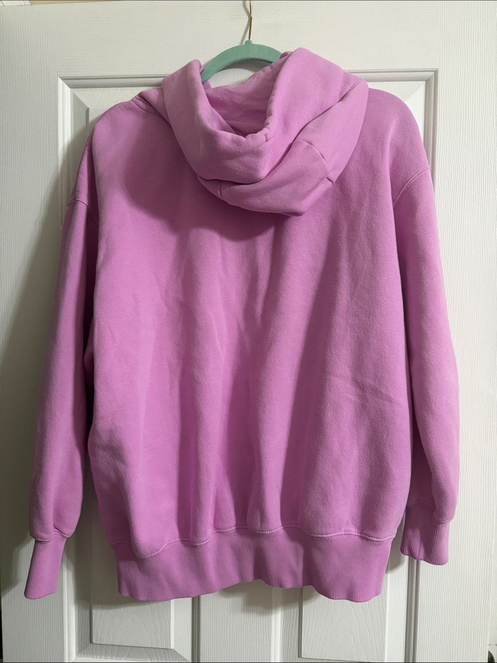 Nike Women's Lavender Hooded Oversized Drawstring Sweatshirt with Pockets Small - Picture 5 of 6